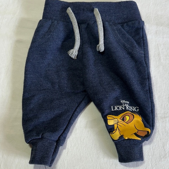 Disney Baby - LIKE NEW - The Lion King Kids Blue Joggers - Picture 1 of 3